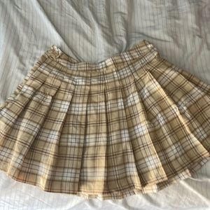 PLAID SHEIN SKIRT